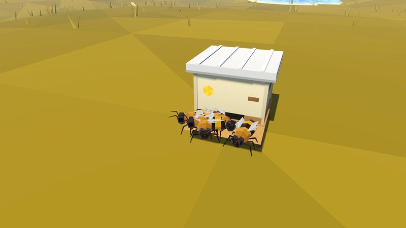 Drones on the landing board in autumn, turned out of the hive